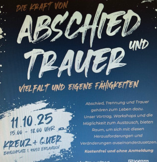 Motiv aus dem Flyer Abschied und Trauer