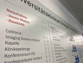 Infotafel Uniklinik