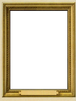 Ein leerer Bilderrahmen