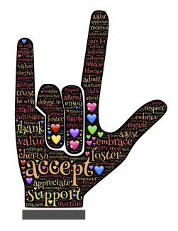 Eine gezeichnete Hand